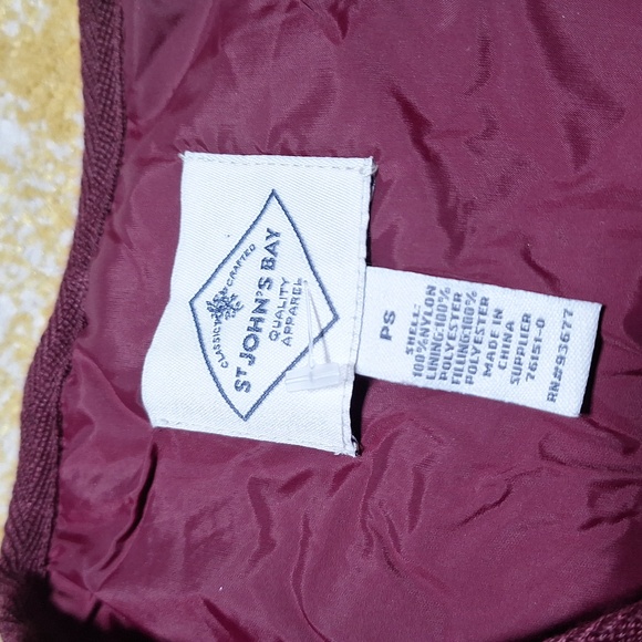 NWT St John's Bay PS deep ruby all weather coat - Picture 8 of 11